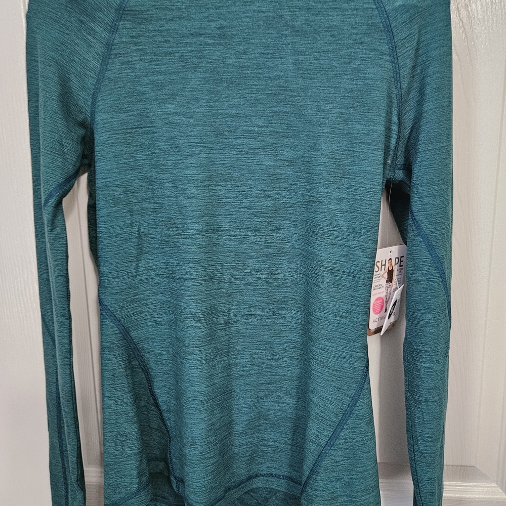 Shape FX Teal Long Sleeve Top